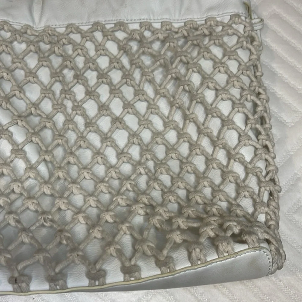 Elizabeth and James Rope Netted Shoulder Bag